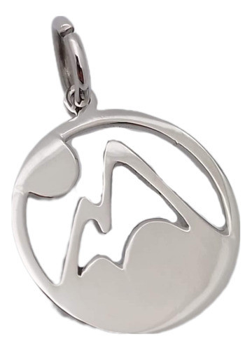 Collar Montañas / Viajar / Acero Quirúrgico Joyas Mónac 0