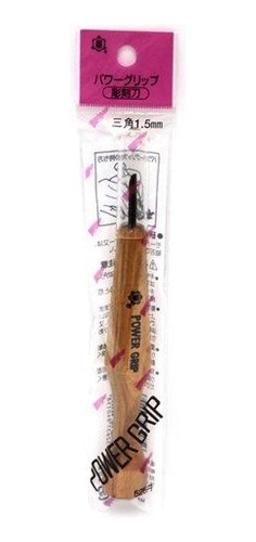 Cuchillo De Talla Mikisyo Power Grip Cincel Triangular 1.5mm 1