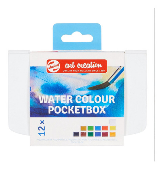 Aquarela Art Creation Talens Pastilha 12cores 0