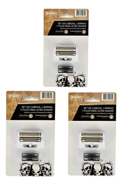 Cabezal Y Cuchillas De Repuesto Para Ultra Shaver B Way X3 0