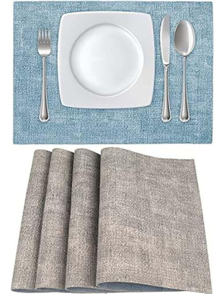 Manteles Individuales Resistentes Al Calor De Cuero Lqi Para 0