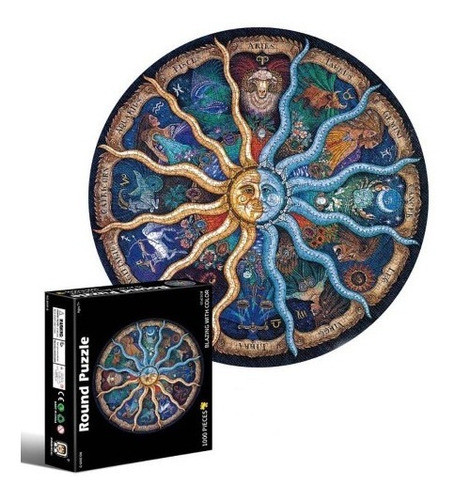 Rompecabezas Circular 1.000 Piezas Zodiaco Ft491 0