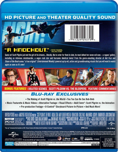Blu-ray Scott Pilgrim Vs The World 1