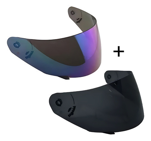 Viseira Capacete Norisk Ff391 Razor Camaleão E Viseira Fume 1