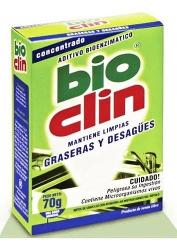 Bioclin Limpiador De Graseras Y Desagues Aditivo Enzimático 0