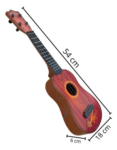 Violão Semi Profissional Infantil 54cm Cordas Aço Importway 1