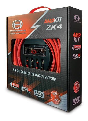 Kit De Cables - Amp Kit Zk4 - 4 Gauge - Dynahertz 1