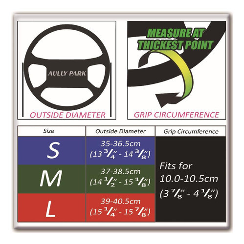 Aully Park Estilo Cosido Cubierta Volante Cuero Genuino 1