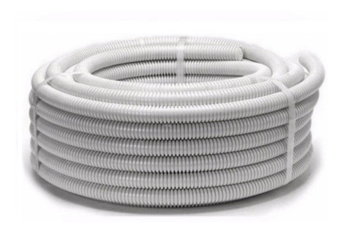 Caño Corrugado Blanco 5/8 Ignifugo Iram Rollo X 25mts. 1