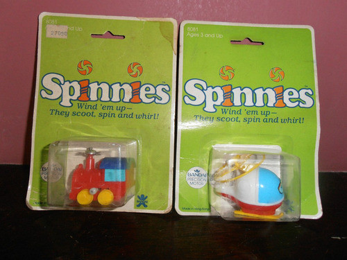 Spinnies Helicoptero Y Locomotora Setx2 A Cuerda Devoto Toys 1