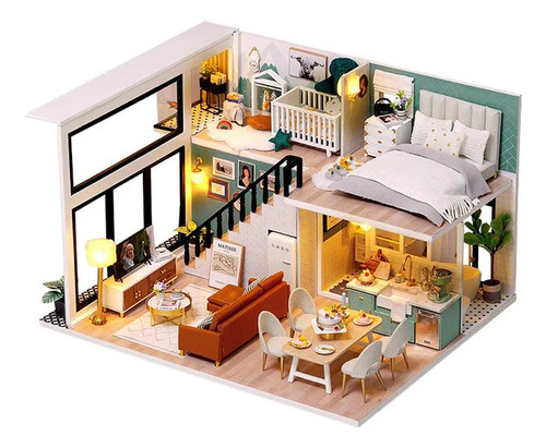 Mini Departamento Loft - Diy Mini Casa Para Armar 0
