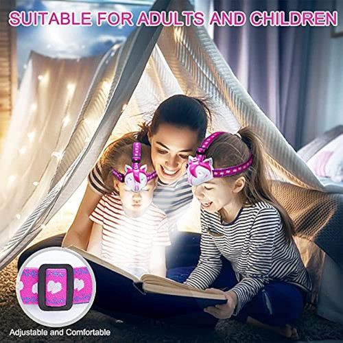 Linternas Frontales De Unicornio Para Adultos Y Niños 3 Modo 1