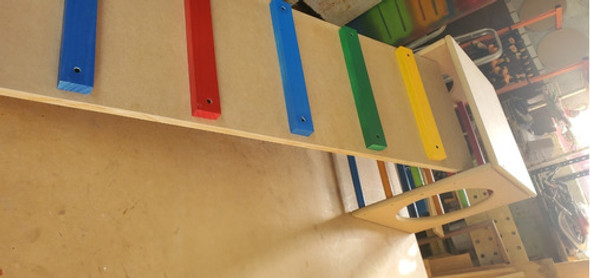 Cubo + Rampa Tobogan Montessori Pikler 0