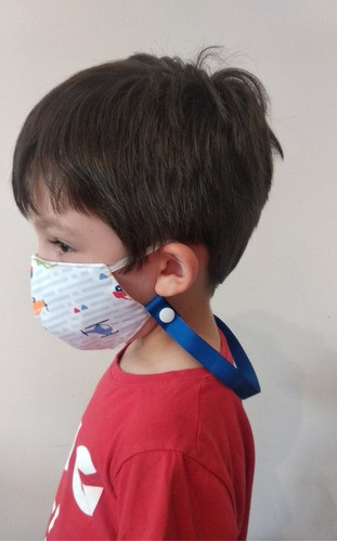 2 Cintas Holder Sujetadores Tapabocas Barbijos Chicos 0