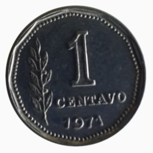 Moneda Argentina 1971 1 Centavo 1