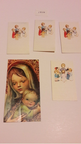 Estampitas Bautismo Antiguas Estampas Lote X15 Gabym 1