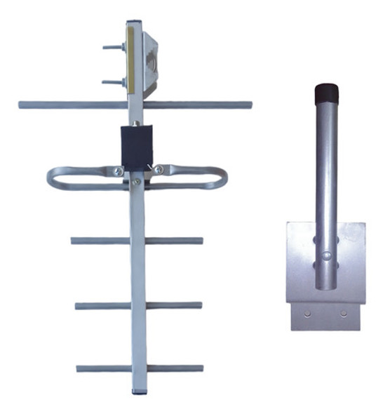 Kit Combo Antena Digital E5 + Soporte De Balcon Antexa 0