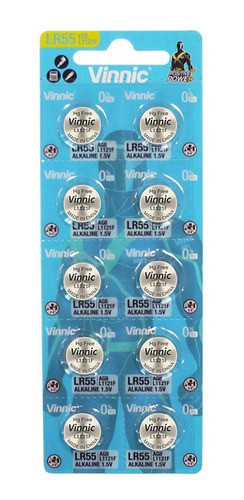 Pack X 50 Pilas Vinnic Lr1120 Lr55 Ag8 1.5v Reloj 1
