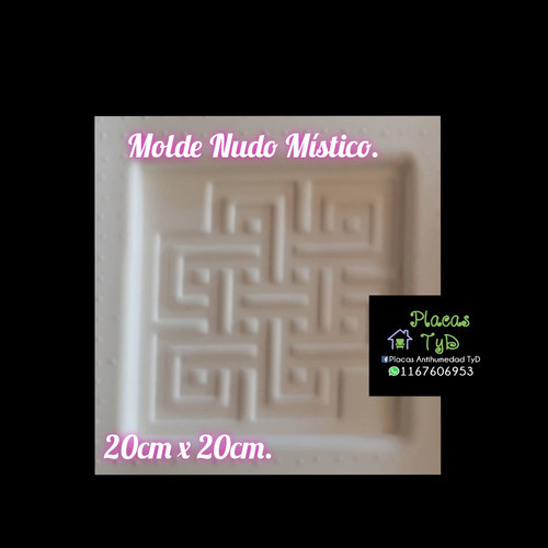 Molde Para Placas Antihumedad Nudo Místico 1