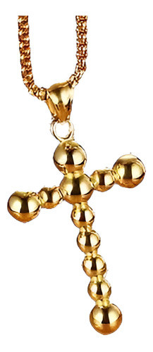 Cruz De Oro De Acero Inoxidable Joyería Collar Colgante Alta 0