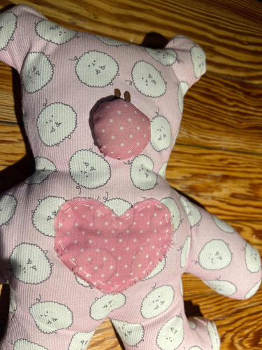 Muñeco Osita Tela Fantasia Suave Bebe Niños Impecable 30 Cm 1