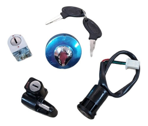 Kit Llave De Contacto Completo Honda C90 Modelo Nuevo 0