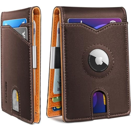 Billetera Airtag Para Hombre, Con Clip Para 0