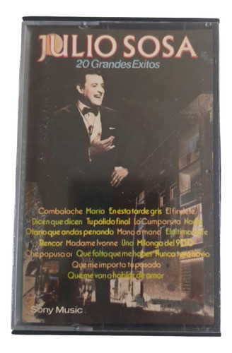 Cassette Julio Sosa 20 Grandes Éxitos Supercultura 0