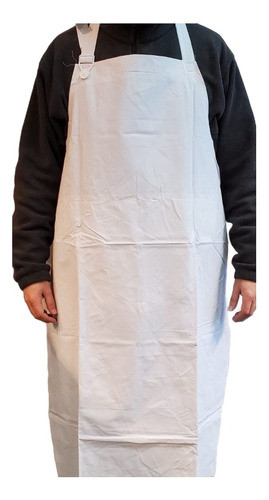 Delantal Pvc Mediano Con Refuerzo - Seguridad Laboral 0