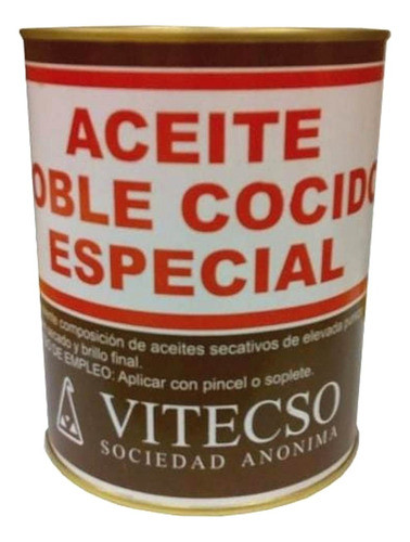 Aceite De Lino Doble Cocido Especial P/madera Vitecso X1lt 0