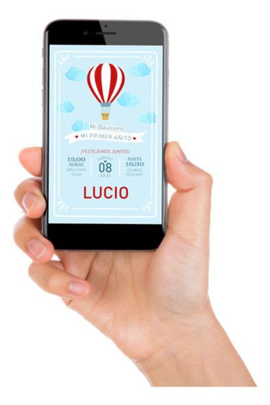 Kit Personalizado Imprimible Globo Aerostatico Globos 0