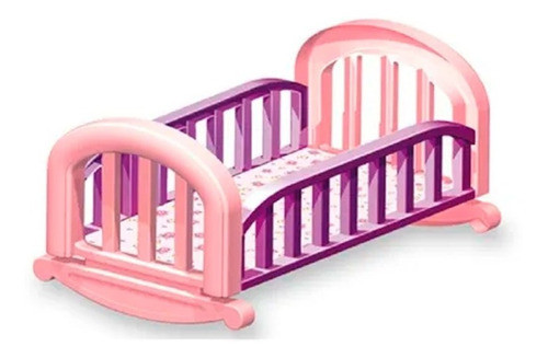 Cuna Plástica Bebes Muñecas Juguete Luni 0