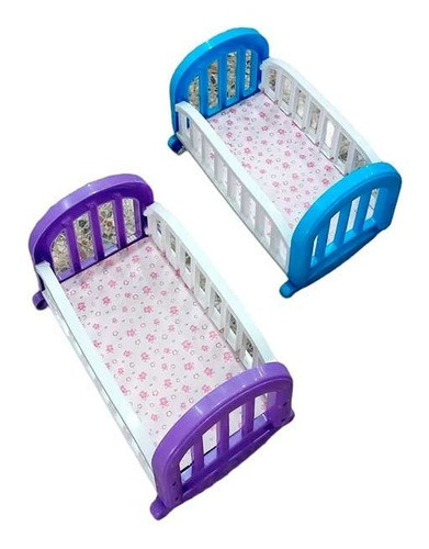 Cuna Plástica Bebes Muñecas Juguete Luni 1
