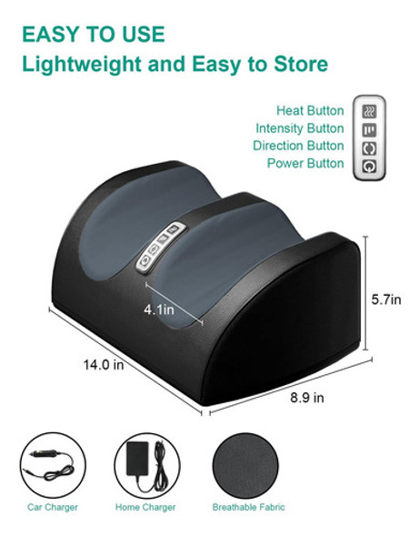 Máquina Masajeadora Pies Masajes Shiatsu Excelente Regalo 1