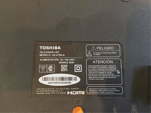 Receptor Toshiba 32l4700la 1