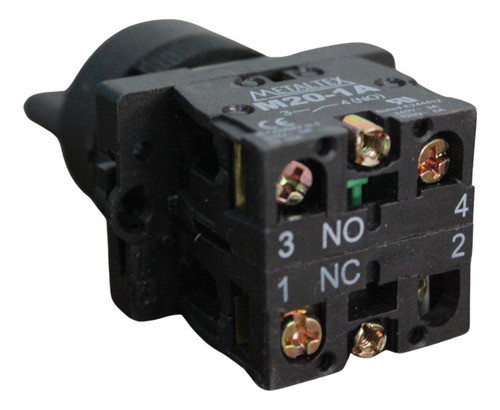 Chave Seletora Plástica Knob Curto - 2 Pos. C/ Retorno 90g - 1