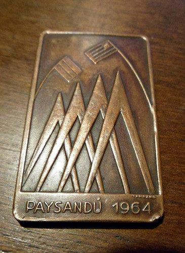 Medalla Cobre 1964 Paysandu 1ra.exposición Rio Uruguay 0