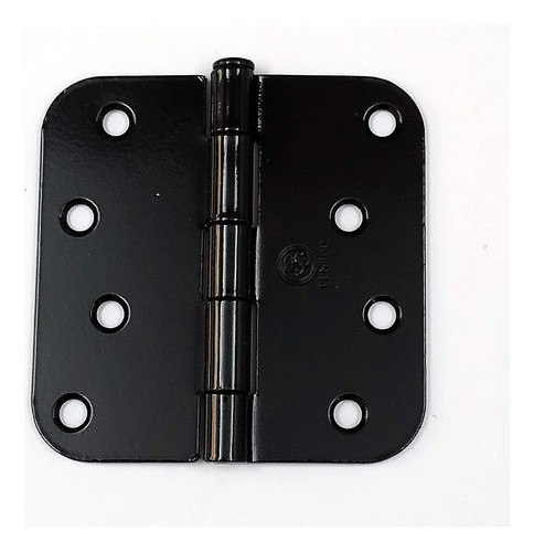 Bisagras De Puerta Penrod, Black Prime 4 Pulgadas Con Radio 0