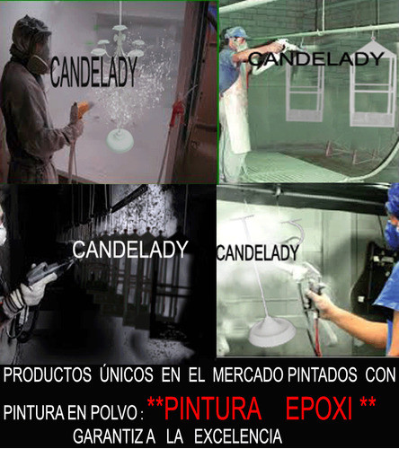 Fanal Farol-  De Hierro- Con Vidrio Pintado Epoxy 1