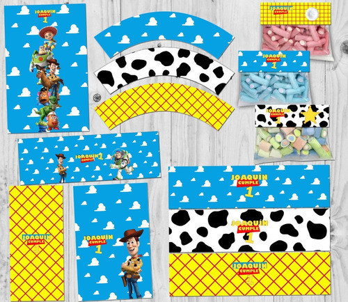 Kit Imprimible Toy Story Con Textos Editables 1
