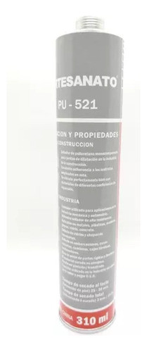Sellador Poliuretano Gris Construcción Artesanato × 310ml X3 1
