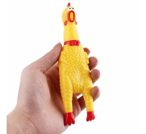 Pollo De Hule Chillon Chico - Juguete Shrilling Chicken 0