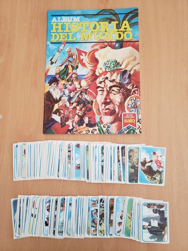 Álbum Figuritas Historia Del Mundo C/ 189 Distintas A Pegar 0