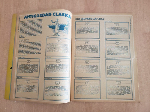 Álbum Figuritas Historia Del Mundo C/ 189 Distintas A Pegar 1