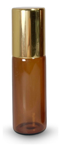 Frasco Roll-on Rolon Ambar 5ml P Óleos Kit 100 Unidades 0