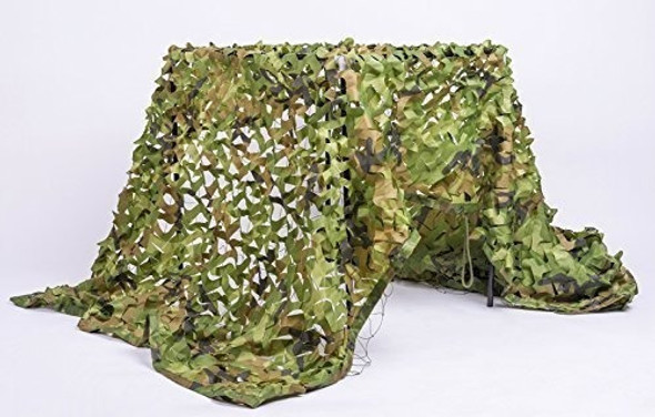 Red De Camuflaje Ninat Reforzada Por Una Red Woodland 1.5x4m 1