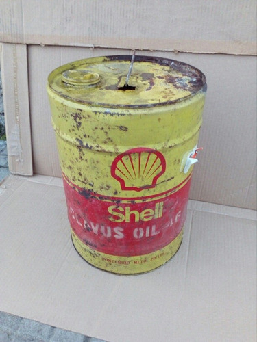 Lata Shell Lubricantes Coleccion Decoracion Vintage 1
