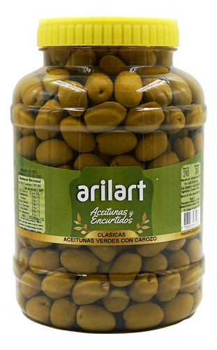 Aceitunas Verdes Clasicas N0 X 2 Kg - Arilart 0