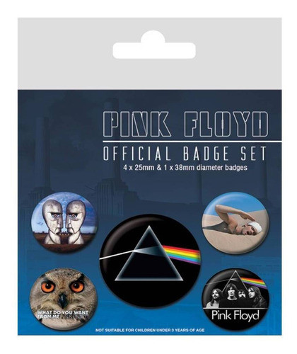 Set Pins Floyd - Pyramid - Mosca 0