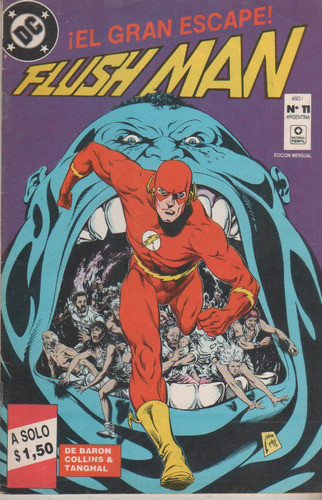Revista ** Flush Man ** Nº 11 - D C - Año 1992 - Flash 0
